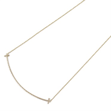 18K玫瑰金 Tiffany T Smile 項鍊【Tiffany & Co 蒂芬妮】