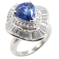 藍寶石 鑽石 戒指 9【JEWELRY 無品牌珠寶】 Sapphire 13.7g