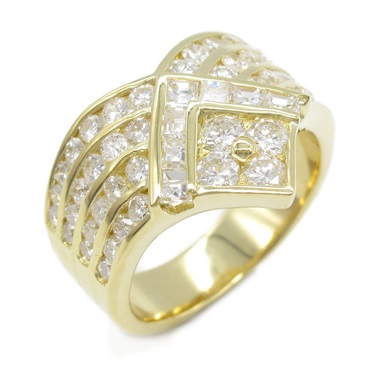 18K黃金 鑽石戒指 10【JEWELRY 無品牌珠寶】 Diamond 8.2g
