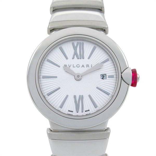 銀色錶盤 不鏽鋼 Lucea 腕錶【BVLGARI 寶格麗】 LU28S