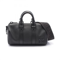 黑色 Aerogram牛皮 Keepall XS 两用包【LOUIS VUITTON LV 路易威登】 M80950