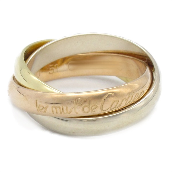 18K 三色三金 Trinity 三環戒指 #51