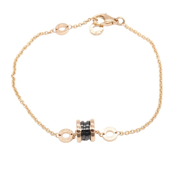 18K玫瑰金 黑色 陶瓷 B.zero1 手環【BVLGARI 寶格麗】