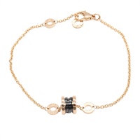 18K玫瑰金 黑色 陶瓷 B.zero1 手環【BVLGARI 寶格麗】