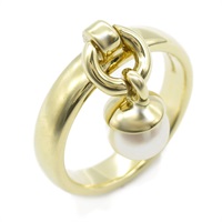 珍珠 18K黃金 戒指【Tiffany & Co 蒂芬妮】