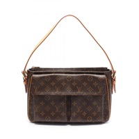 棕色 原花 帆布 Vivacite GM 肩背包【LOUIS VUITTON LV 路易威登】 M51163