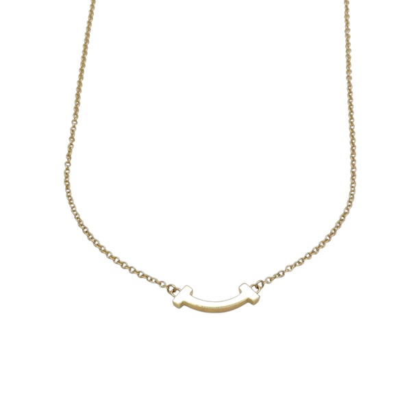 18K 玫瑰金 T Smile 項鍊【TIFFANY＆CO. 蒂芙尼】
