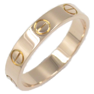 18K玫瑰金 Mini Love 戒指 #50【Cartier 卡地亞】 B4085250