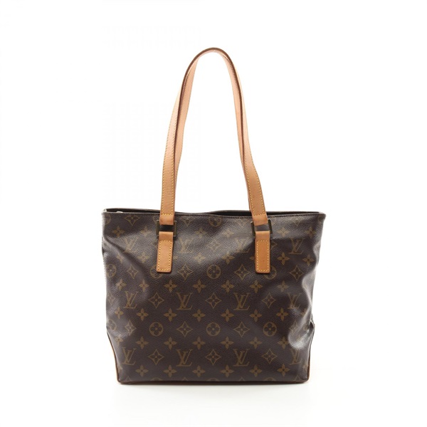 棕色 原花帆布 Cabas Piano 托特包【LOUIS VUITTON LV 路易威登】  M51148