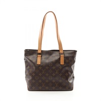 棕色 原花帆布 Cabas Piano 托特包【LOUIS VUITTON LV 路易威登】  M51148
