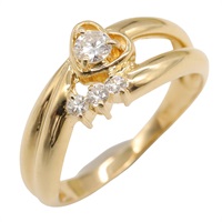 18K黃金 鑽石 戒指 10【JEWELRY 無品牌珠寶】 Diamond 2.9g