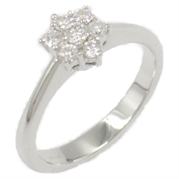 18K白金 鑽石戒指 #15【JEWELRY 無品牌珠寶】 Diamond 3.9g