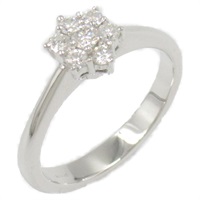 18K白金 鑽石戒指 #15 Diamond 3.9g