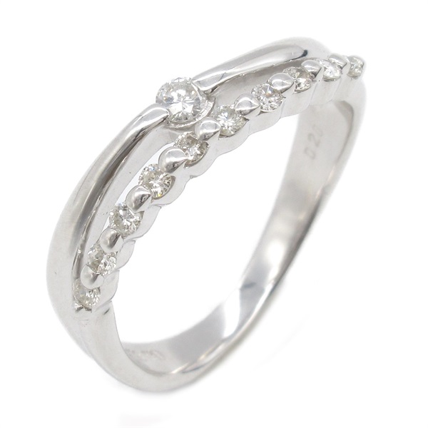 18K白金 鑽石戒指 8.5【JEWELRY 無品牌珠寶】 Daiamond 3.2g