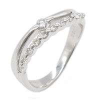 18K白金 鑽石戒指 8.5【JEWELRY 無品牌珠寶】 Daiamond 3.2g