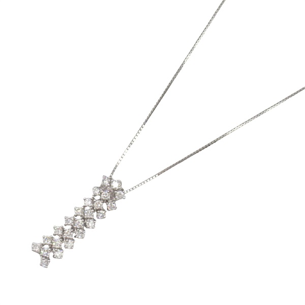 18K白金 鑽石 項鍊【JEWELRY 無品牌珠寶】 Diamond 4.0g