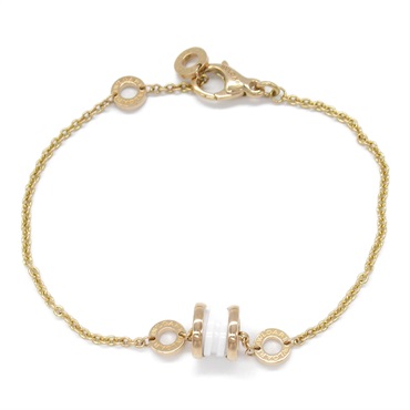 18K玫瑰金 白色 陶瓷 B.zero1 手環【BVLGARI 寶格麗】