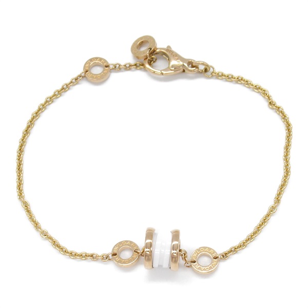 18K玫瑰金 白色 陶瓷 B.zero1 手環【BVLGARI 寶格麗】