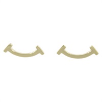 18K黃金 T Smile 耳環【Tiffany & Co 蒂芬妮】