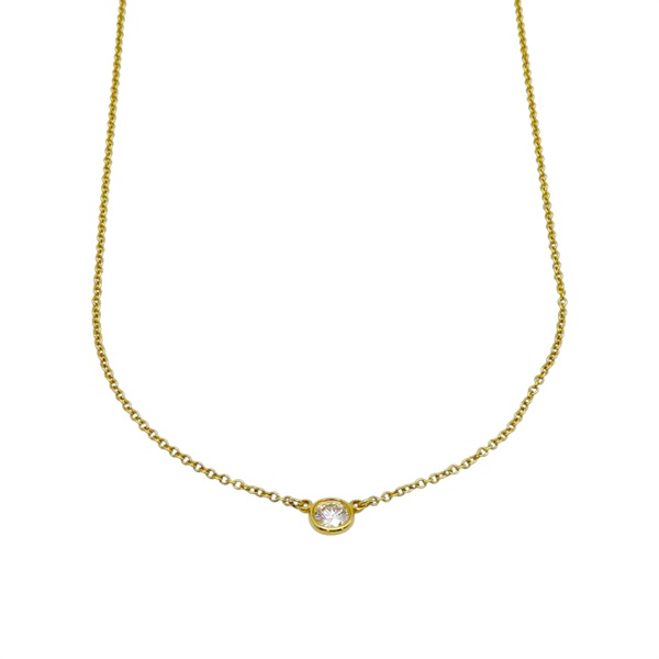 18K 黃金 By The Yard 鑽石 項鍊【Tiffany & Co 蒂芬妮】