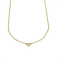 18K 黃金 By The Yard 鑽石 項鍊【Tiffany & Co 蒂芬妮】