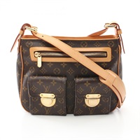 棕色 原花帆布 Hudson GM 肩背包【LOUIS VUITTON LV 路易威登】 M40045
