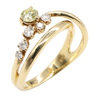 18K黃金 鑽石 戒指 11【JEWELRY 無品牌珠寶】 Diamond 4.6g