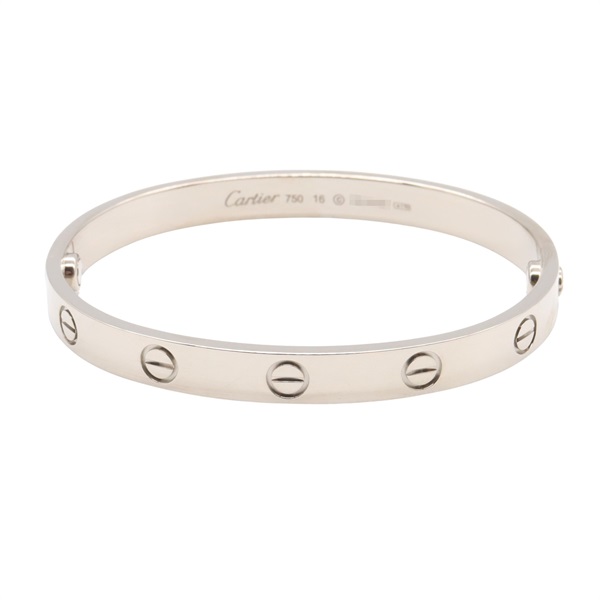 18K白金 Love 手環 16【Cartier 卡地亞】