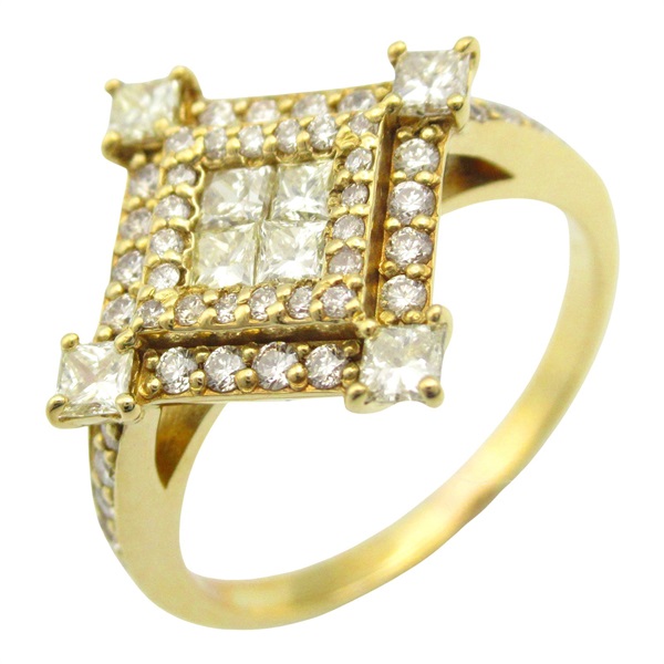 18K黃金 鑽石 戒指 14【JEWELRY 無品牌珠寶】 Diamond 4.3g