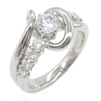 PT900鉑金 鑽石 戒指 10【JEWELRY 無品牌珠寶】 Diamond 9.1g