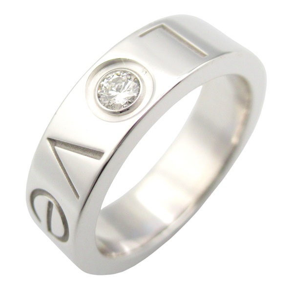 18K白金 鑽石 Love 戒指 48【Cartier 卡地亞】