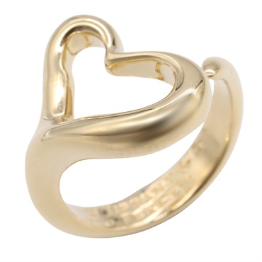 18K黃金 Open Heart 愛心 戒指【Tiffany & Co 蒂芬妮】