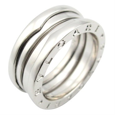 18K白金 鑽石 B.zero1 戒指 52【BVLGARI 寶格麗】