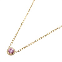 18K玫瑰金 粉紅藍寶石 d'Amour 項鍊【Cartier 卡地亞】