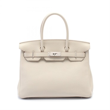 水泥灰 Togo牛皮 Birkin 30 柏金包 手提包 A刻 銀扣【HERMES 愛馬仕】