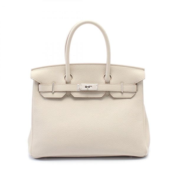水泥灰 Togo牛皮 Birkin 30 柏金包 手提包 A刻 銀扣【HERMES 愛馬仕】