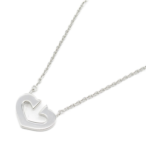 18K白金 C Heart 項鍊【Cartier 卡地亞】