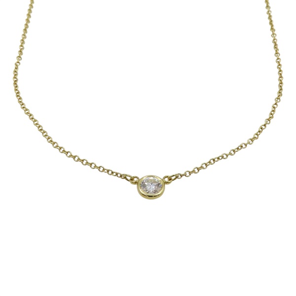 18K 黃金 By the Yard 鑽石 項鍊 【TIFFANY＆CO. 蒂芙尼 】