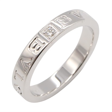 18K白金 鑽石 B.zero1 戒指 56【BVLGARI 寶格麗】