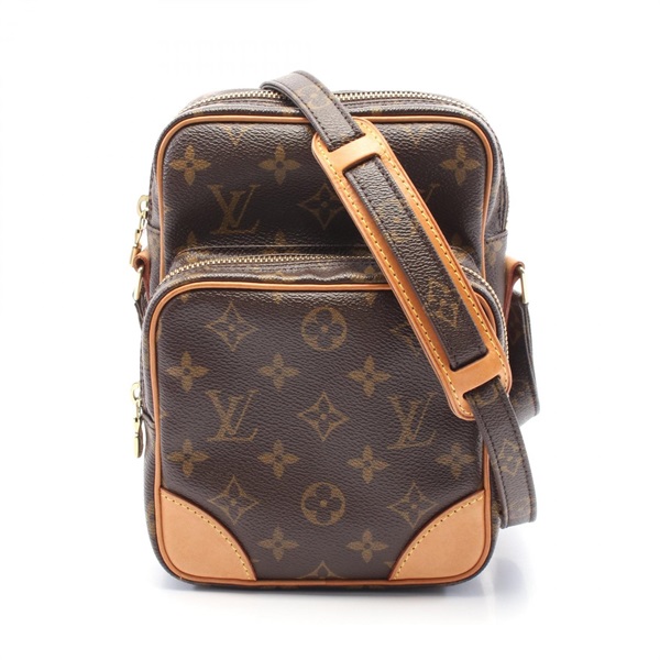 棕色 原花 帆布 Amazone 肩背包【LOUIS VUITTON LV 路易威登】 M45236