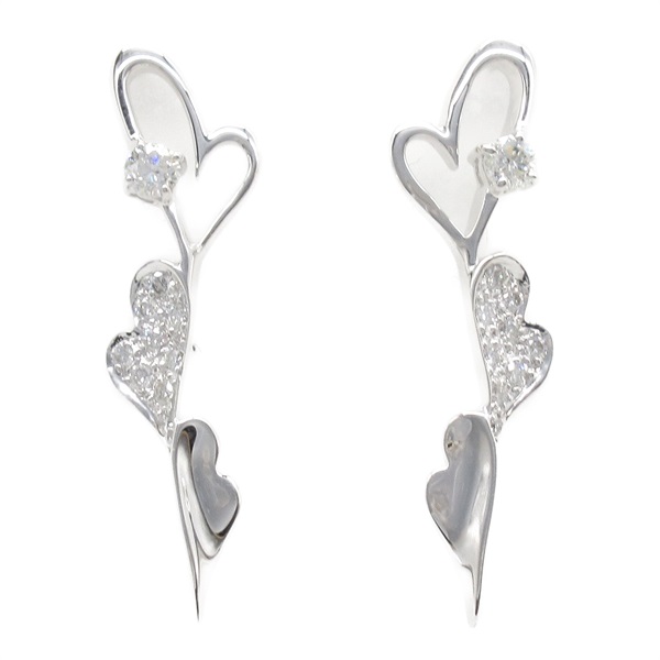 18K白金 鑽石耳環【JEWELRY 無品牌珠寶】 Diamond 3.7g