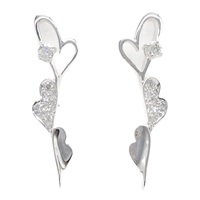 18K白金 鑽石耳環【JEWELRY 無品牌珠寶】 Diamond 3.7g