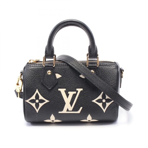 黑色/米色 Empreinte牛皮 Nano Speedy 两用包【LOUIS VUITTON LV 路易威登】 M81456