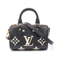 黑色/米色 Empreinte牛皮 Nano Speedy 两用包【LOUIS VUITTON LV 路易威登】 M81456