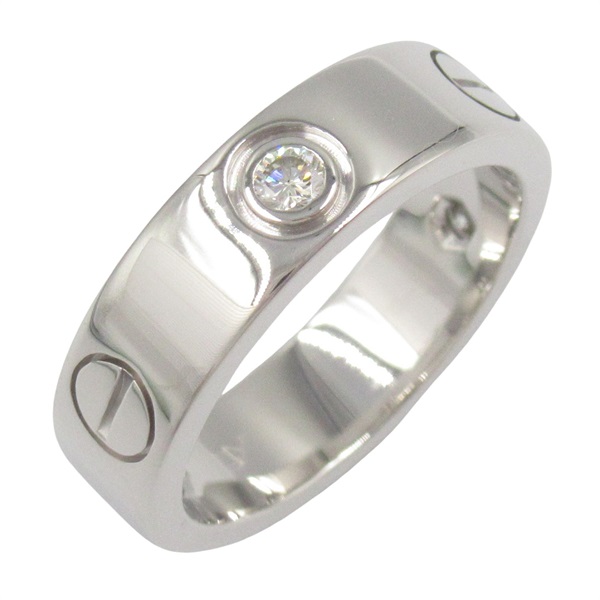 18K白金 鑽石 Love 戒指 52【Cartier 卡地亞】 B4032552