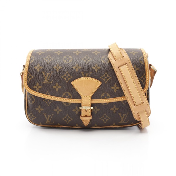 棕色 原花帆布 Sologne 肩背包【LOUIS VUITTON LV 路易威登】 M42250