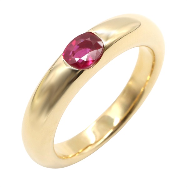 0.65ct紅寶石 18K黃金 戒指【JEWELRY 無品牌珠寶】 Ruby 9.6g