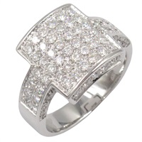 18K白金 鑽石 戒指 17【JEWELRY 無品牌珠寶】
