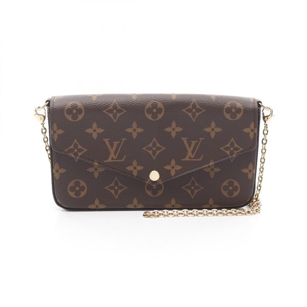 棕色 原花 帆布 3合1 牛皮 Felicie Pochette 肩背包【LOUIS VUITTON LV 路易威登】 M81896