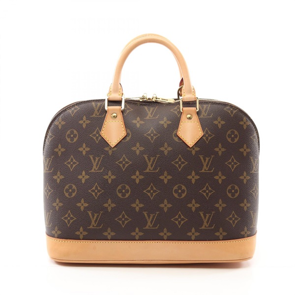棕色 原花 帆布 Alma PM 手提包【LOUIS VUITTON LV 路易威登】 M51130